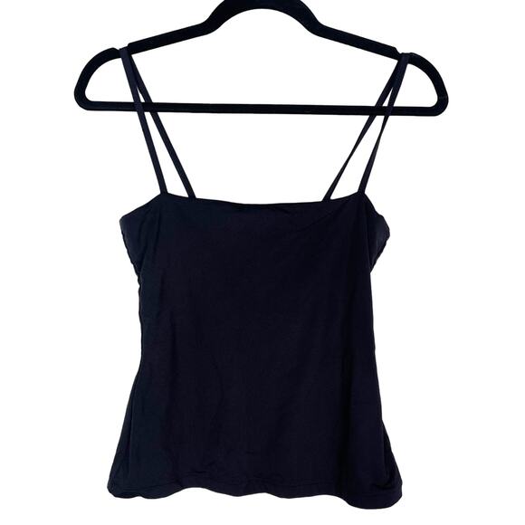 Kookai Womens 1 / 38 / Medium Black Carlton Tank Top Camisole Square Neck Slim - Picture 1 of 8